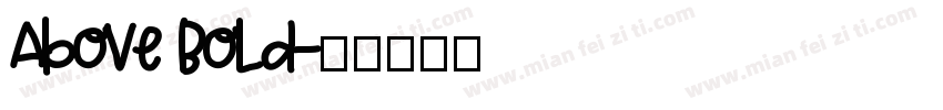 Above Bold字体转换